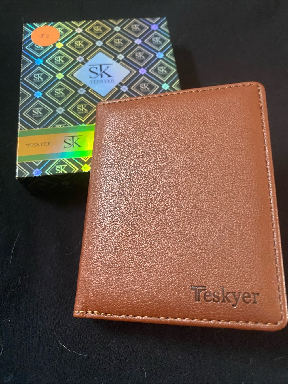 Men's Brown Leather Bifold Wallet